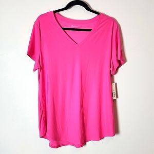 #17- Hot pink spring-summer top XXL spandex